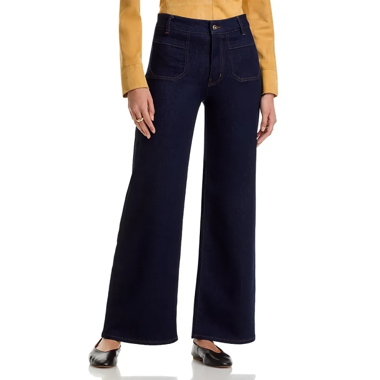 Frame Le Slim Palazzo Modernist Pocket Jeans in Loner