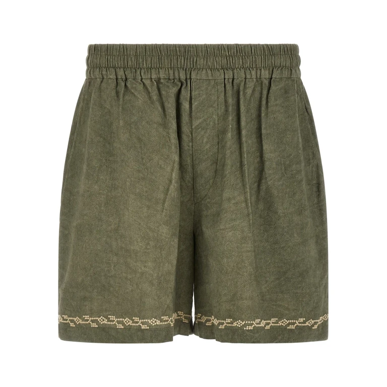 Shorts Men color Green (SH0237HBD1I11H67LK)