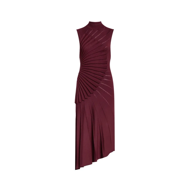 Alaia Scupting Virgin Wool Dress