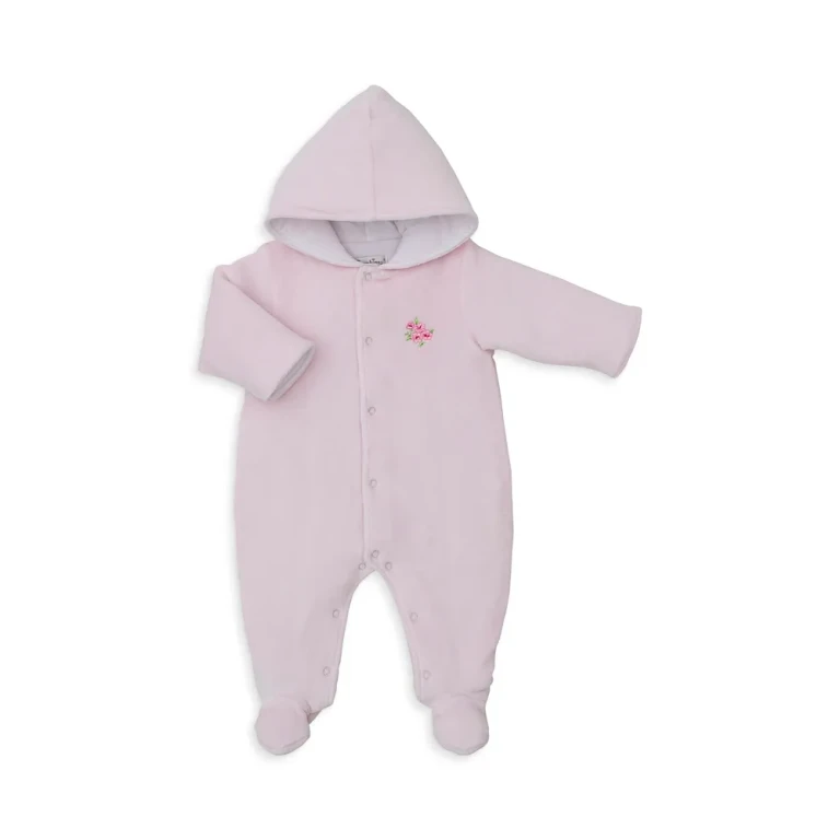 Kissy Kissy Girls' Velour Footed Bunting - Baby