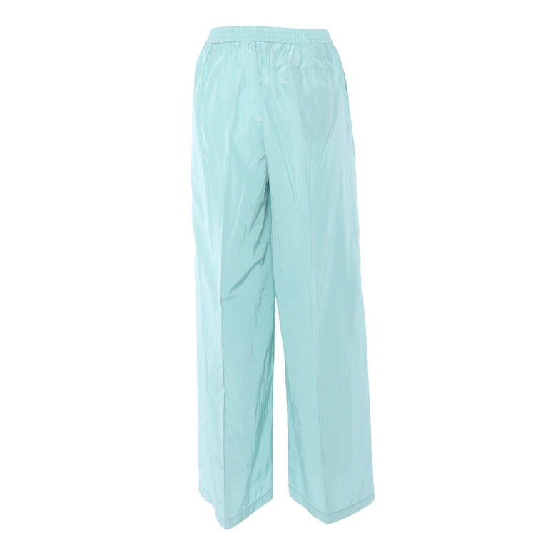 Forte Forte Palazzo trousers Light Blue Polyester Cotton Lining Cupro Pant - Women