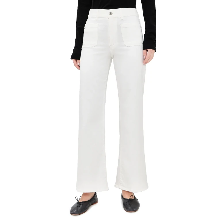 Madewell The Emmy Wide Leg Jeans Tile White 28