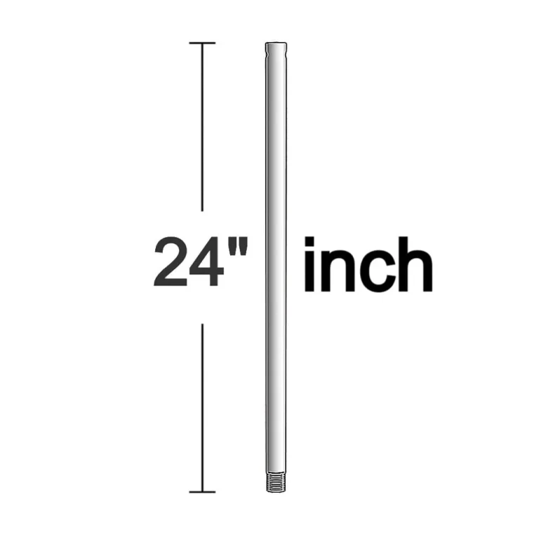 Visual Comfort Fan 24" Downrod in Roman Bronze