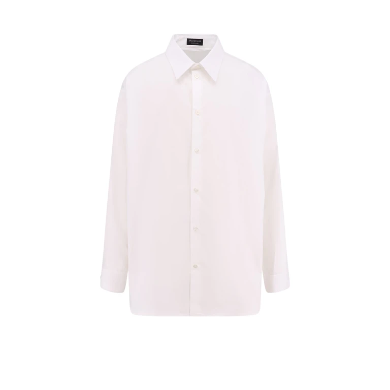 Balenciaga Shirts White Cotone - Men