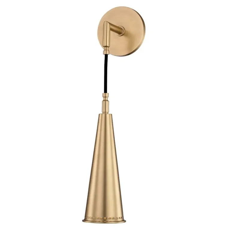 Alva 11" Wall Sconce in Aged Brass