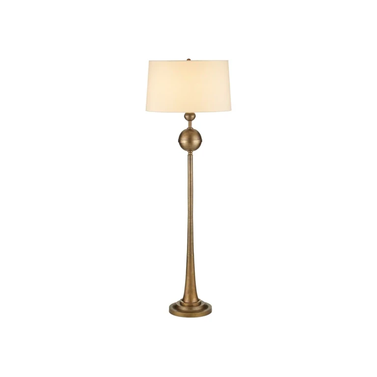 Antique Brass Floor Lamp from the Boullee Collection