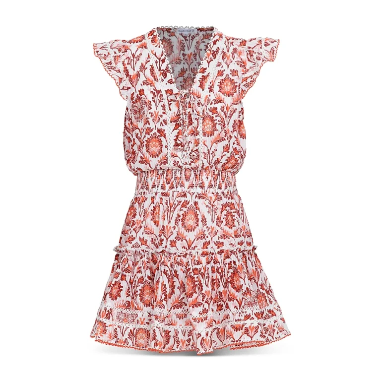 Poupette St. Barth Girls' Anais Paisley Floral Mini Dress - Little Kid, Big Kid
