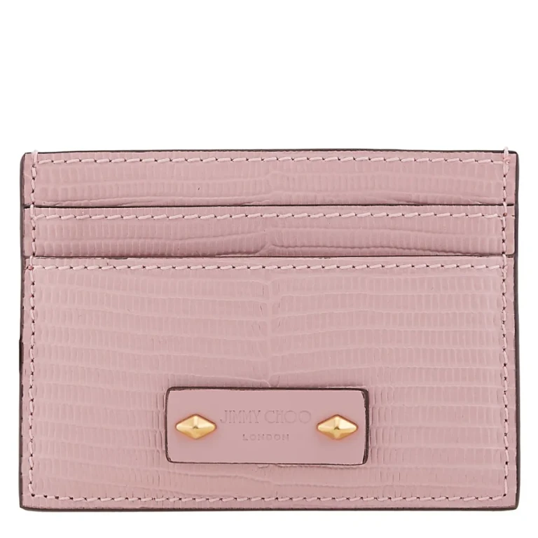 Jimmy Choo Lizard Print Umika Card Case