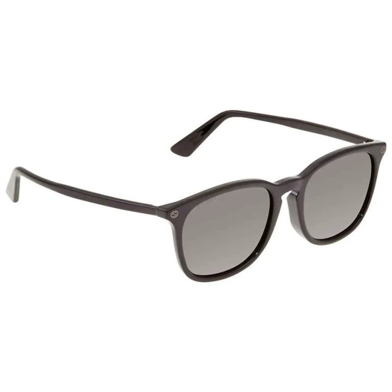 Gucci Grey Square Unisex Sunglasses GG0154SA 001 53