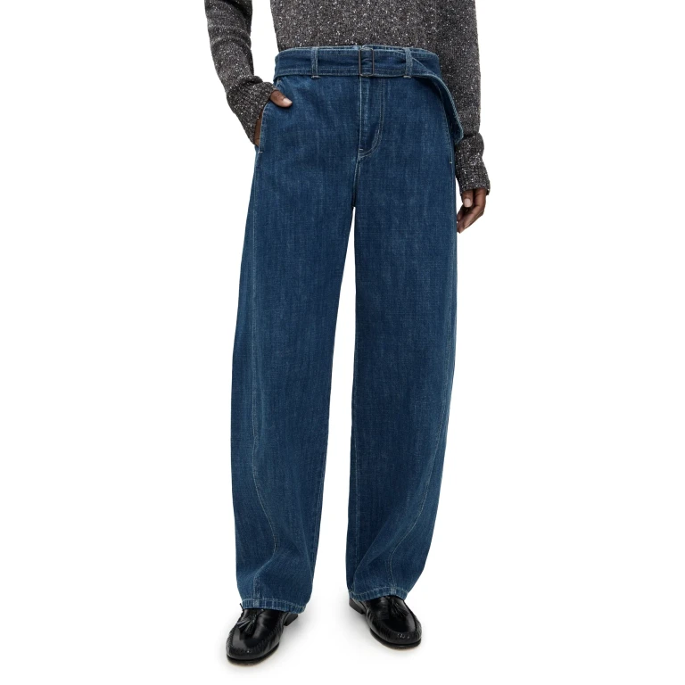 Alex Mill Ninth Street Pant In Crosshatch Denim Sapporo Wash 8