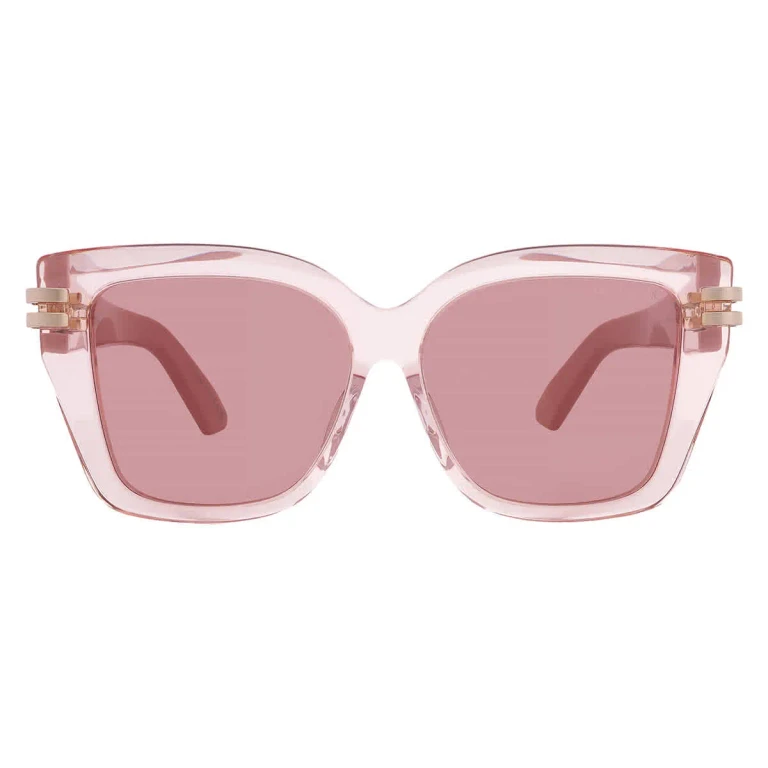 Dior CDIOR S1F Violet Square Ladies Sunglasses CD40149F 74Y 56