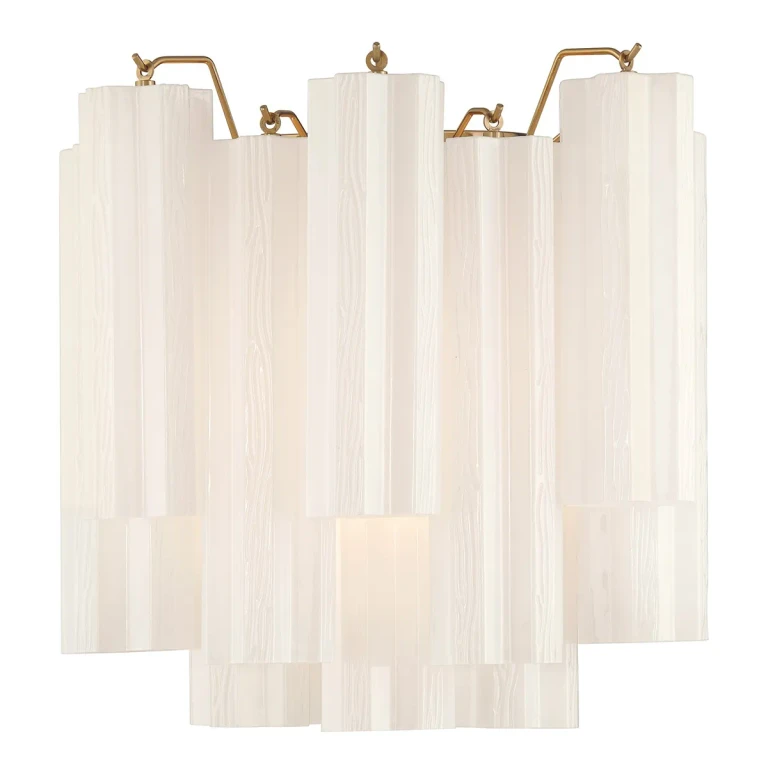Aged Brass Wall Sconce from the Addis Collection