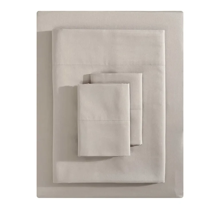 Vera Wang Solid T800 Sateen Cvc Sheet Set, Queen