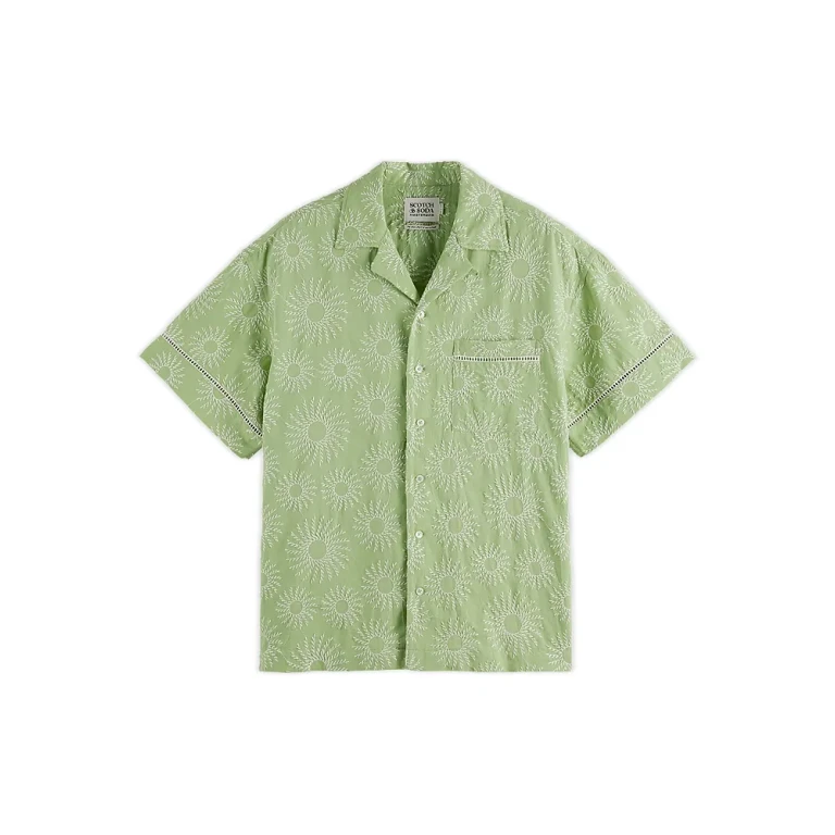 Scotch & Soda Embroidered Camp Shirt