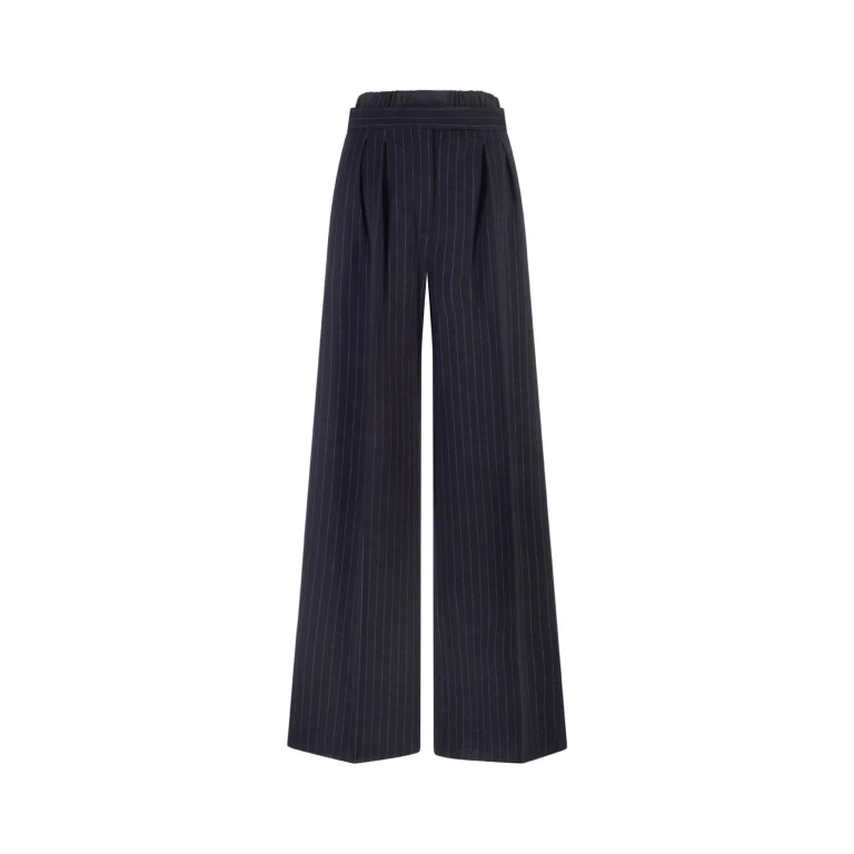 Max Mara Blue Piroghe Trousers