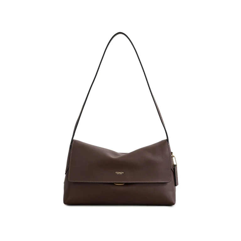 Coach Natural Grain Leather Chelsea Shoulder Bag B4/Maple One Size