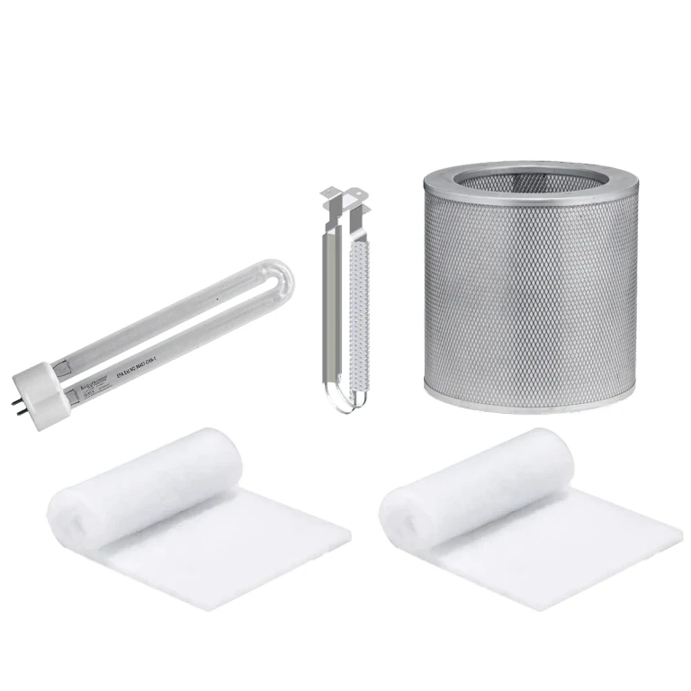 Airpura Prefilter Pk + Carbon Filter + U-Type UV Light + PCO Reflector Bundle for P600/700/614/714