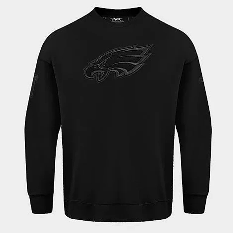 Pro Standard Men's Philadelphia Eagles NFL Mashup Crewneck Sweatshirt in Black Size: Small