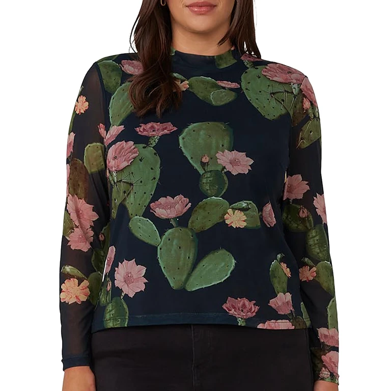 Estelle Plus Mezzanine Mesh Top