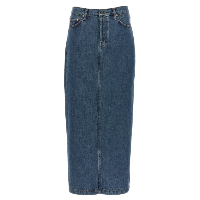 WARDROBE. NYC column Denim Skirt