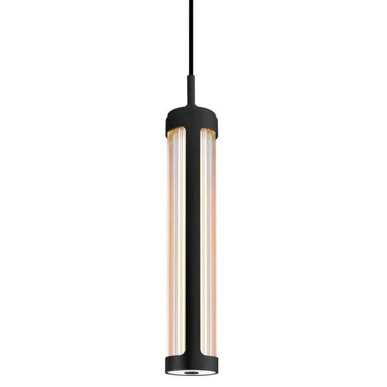 Neva 1-Light LED Mini Pendant in Black
