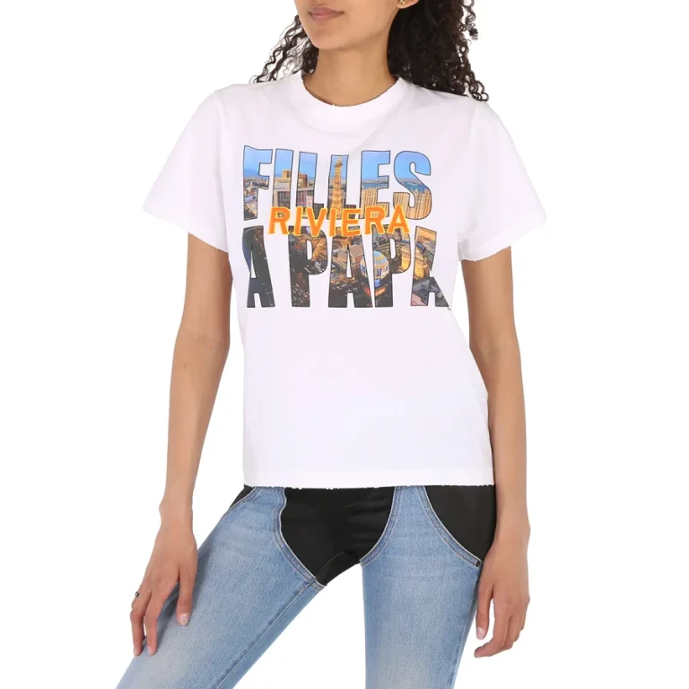 Ladies White Fap Cowboy T-Shirt