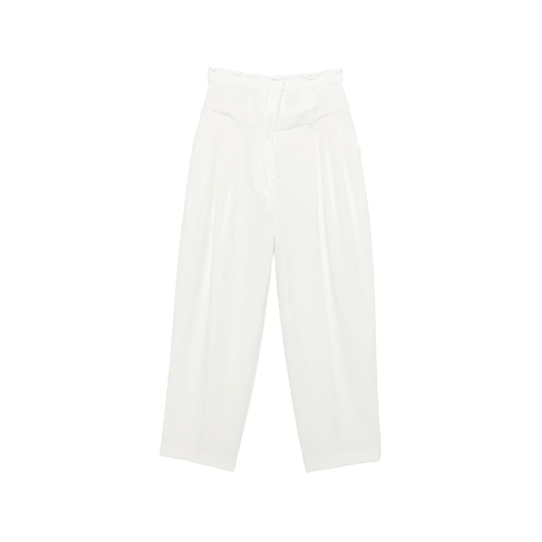 System Pleated Drawstring Trousers