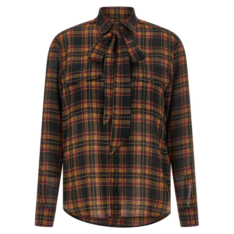 Saint Laurent Multicolor Wool Blouse - Women