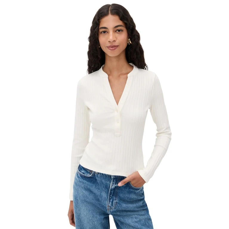 Veronica Beard Jean Jocelyn Top Ivory L