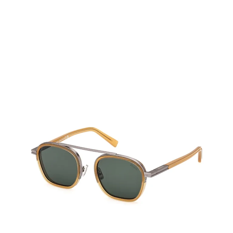 Zegna Geometric Sunglasses, 51mm