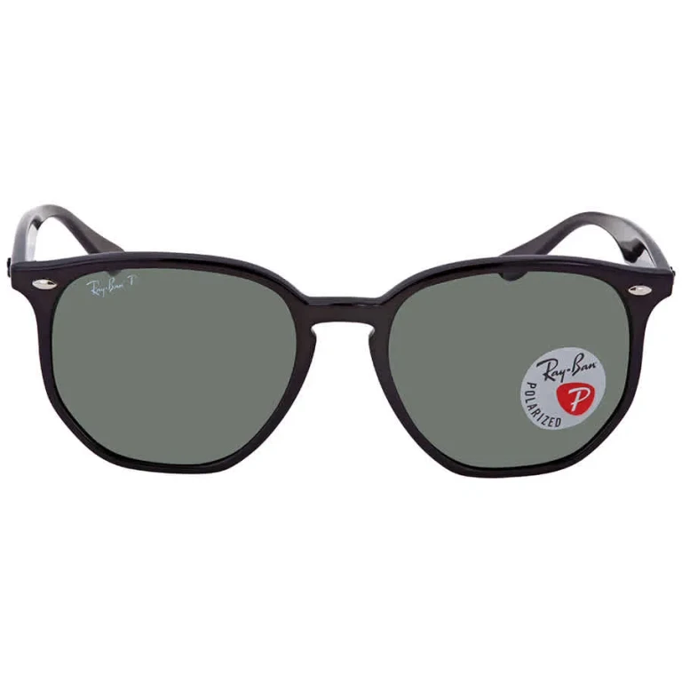 Ray Ban Polarized Green Classic G-15 Hexagonal Unisex Sunglasses RB4306 601/9A 54