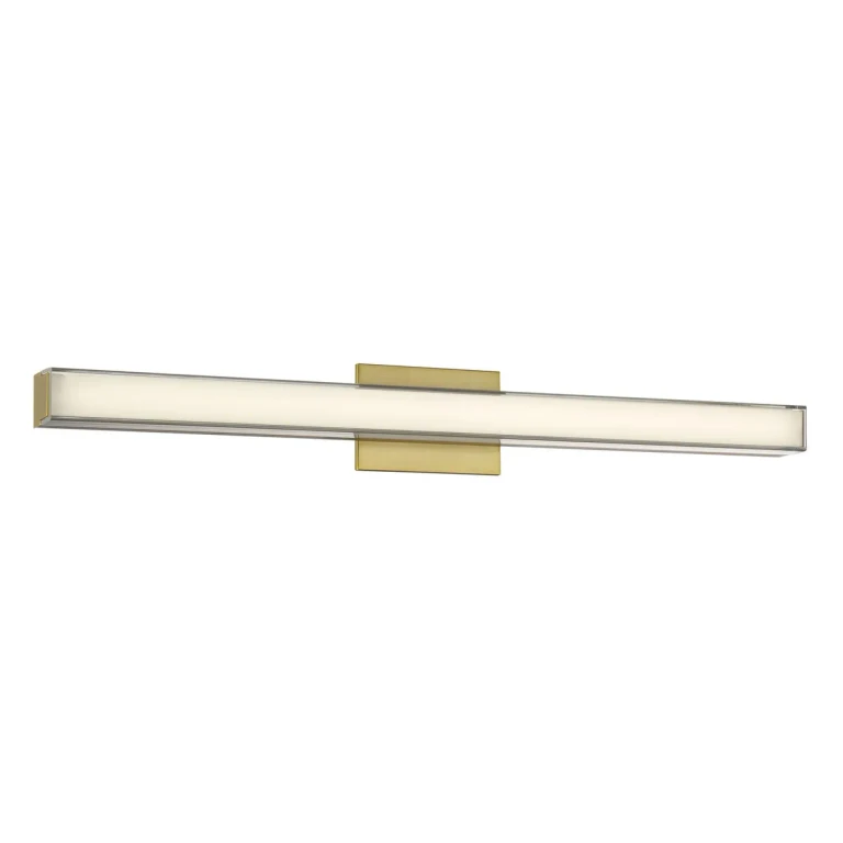Ashen Brass LED Bathroom Vanity Light from the Vantage Collection