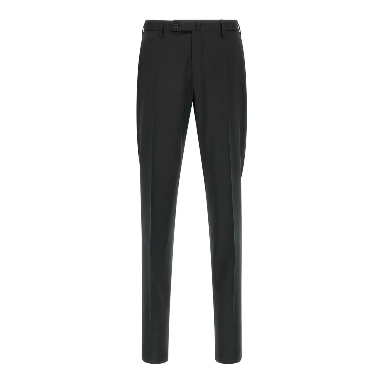 Slim Fit Tailored Trousers in a Stretch Wool Blend