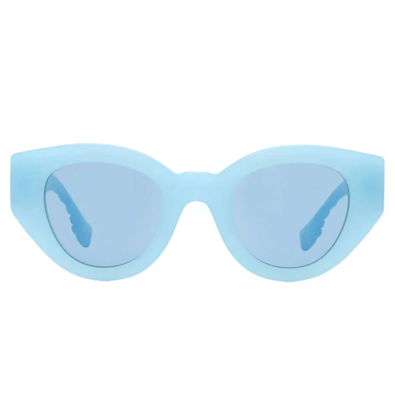 Burberry Blue Oval Ladies Sunglasses BE4390 408680 47