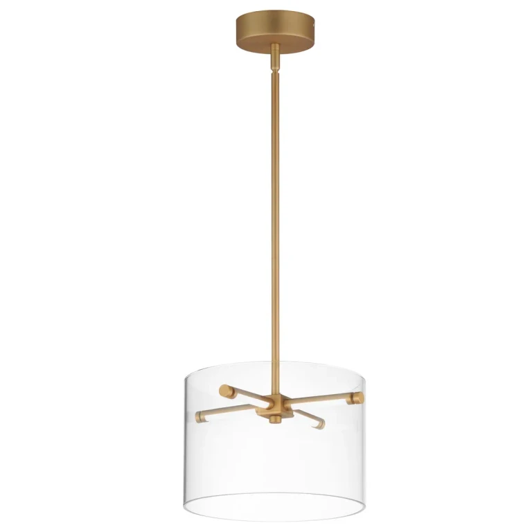 Gold LED Pendant from the Polo Collection