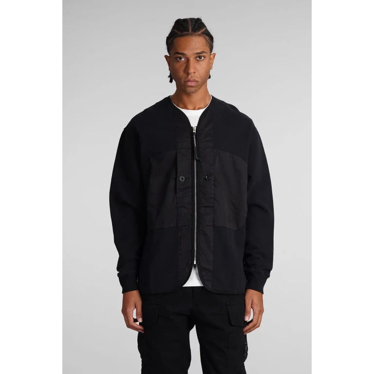C. P. Company Casual Jacket In Black Cotton