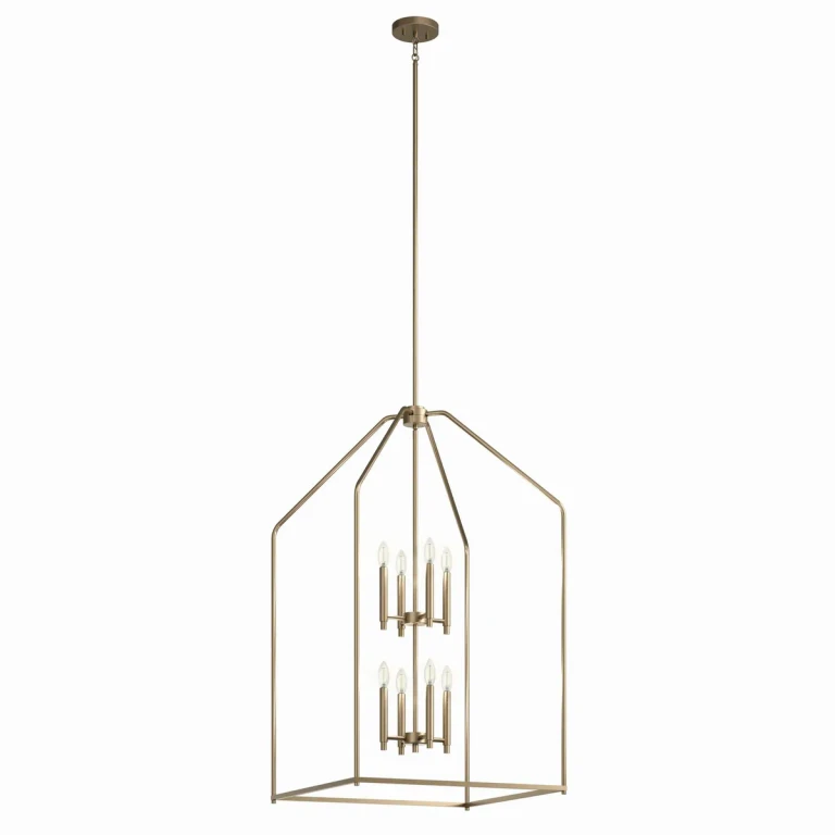 Champagne Bronze Foyer Pendant from the Madden Collection