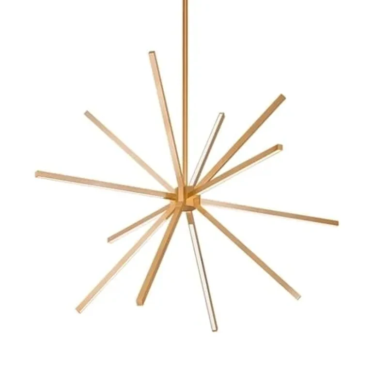 Sirius Minor Chandelier in Brushed Gold