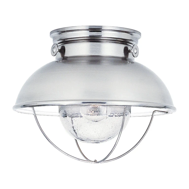 Sebring Outdoor Ceiling Light in Brushed Stainless