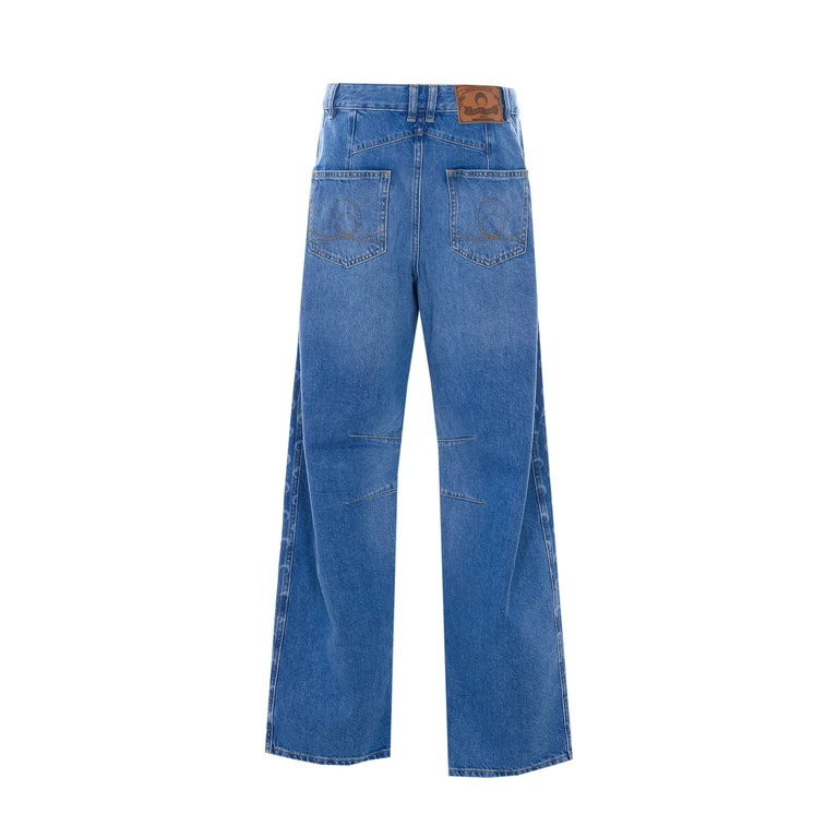 Marine Serre Jeans Azzurro - Women