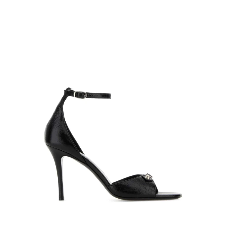 Heeled Sandal Woman color Black (854007WAD4Y1080)