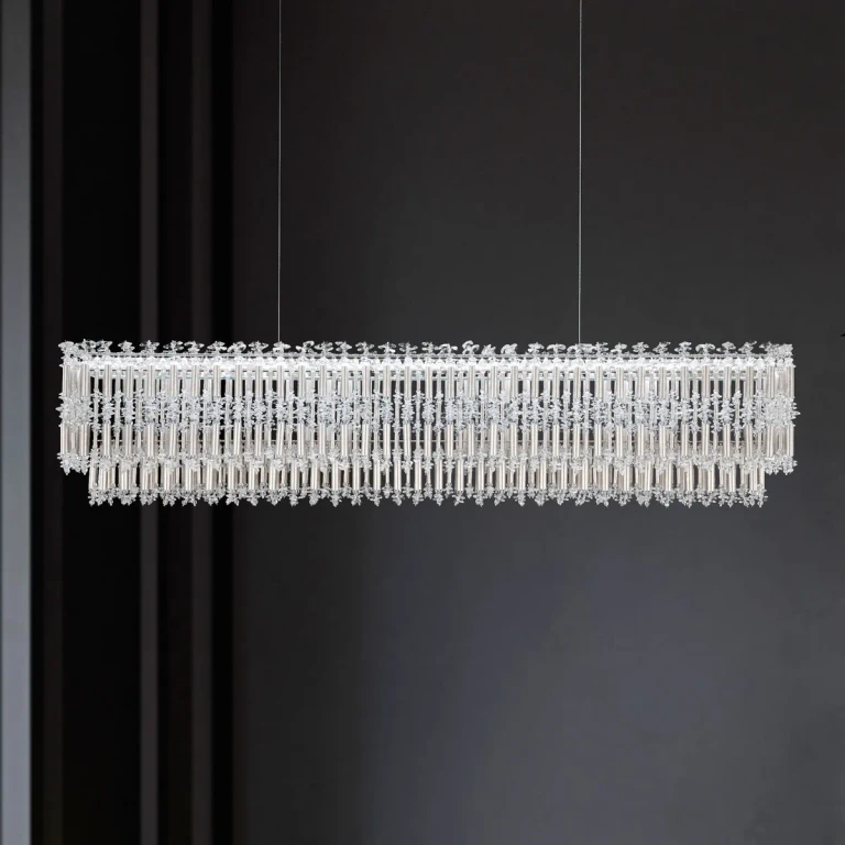 Tahitian LED Linear Pendant in Antique Silver