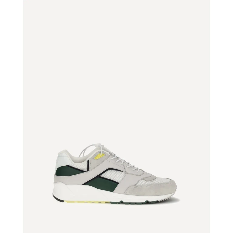 Sneakers Bump Saint Laurent in pelle liscia e camoscio