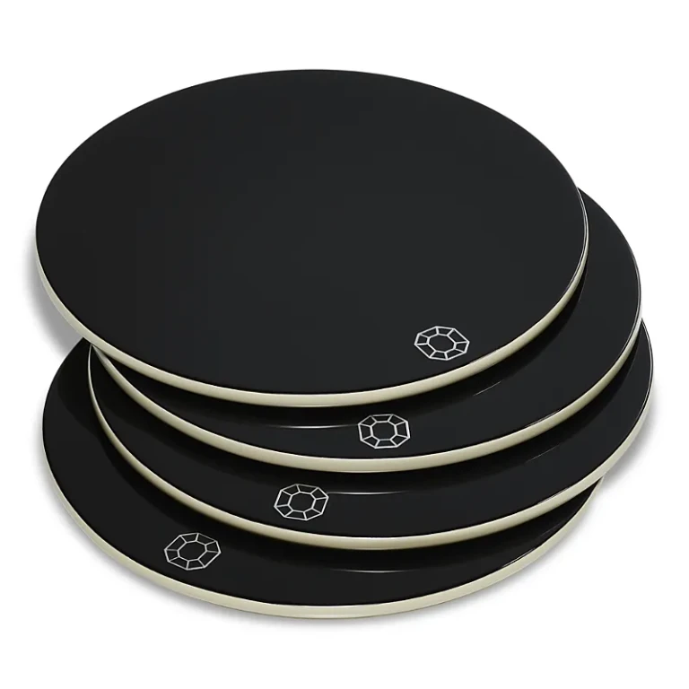 Baccarat Octagon Coaster, Set of 4