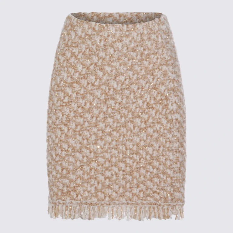 Burberry Beige Wool Skirt