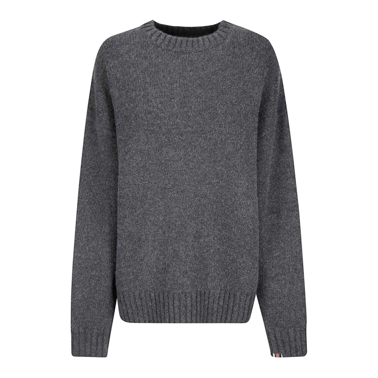 Extreme Cashmere Pull Col Rond - Noir