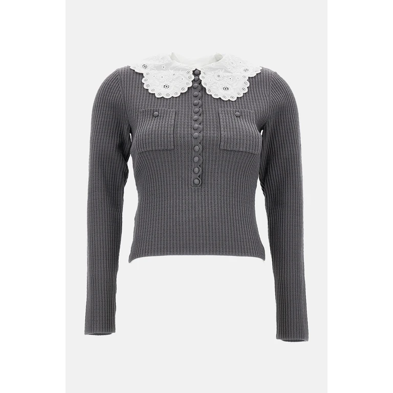 Self-Portrait Sweaters Grigio - Women