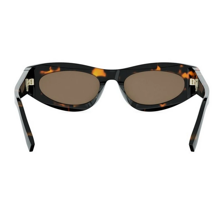 Fendi FE40177U FF Diamonds 56G Havana Acetate Occhiali Da Sole - Women