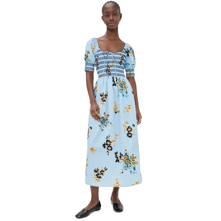 Hill House Home The Madeline Nap Dress Peony Chintz XXL