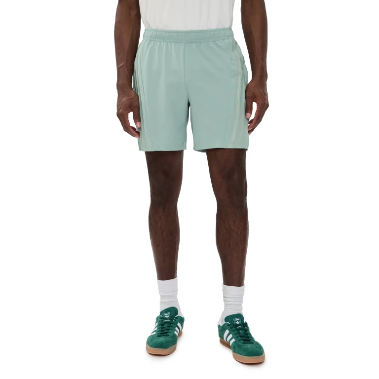 adidas D4T 3 Stripe Workout Shorts 7 Wonder Sage S